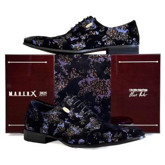 960-1 - Black/blue/bronze multi